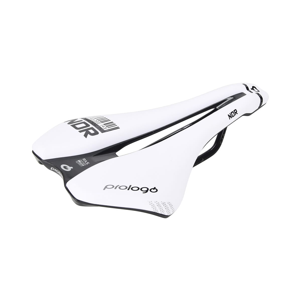 Selle PROLOGO DIMENSION NDR Rails Carbone largeur 143mm Blanc