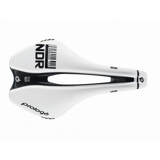 Selle PROLOGO DIMENSION NDR 143 mm Rails TiroX Blanc