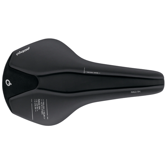 Sedlo PROLOGO NAGO R4 Šířka 147 mm Karbonové lišty Černá