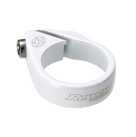 Collier de Selle REVERSE COMPONENTS BOLT Blanc