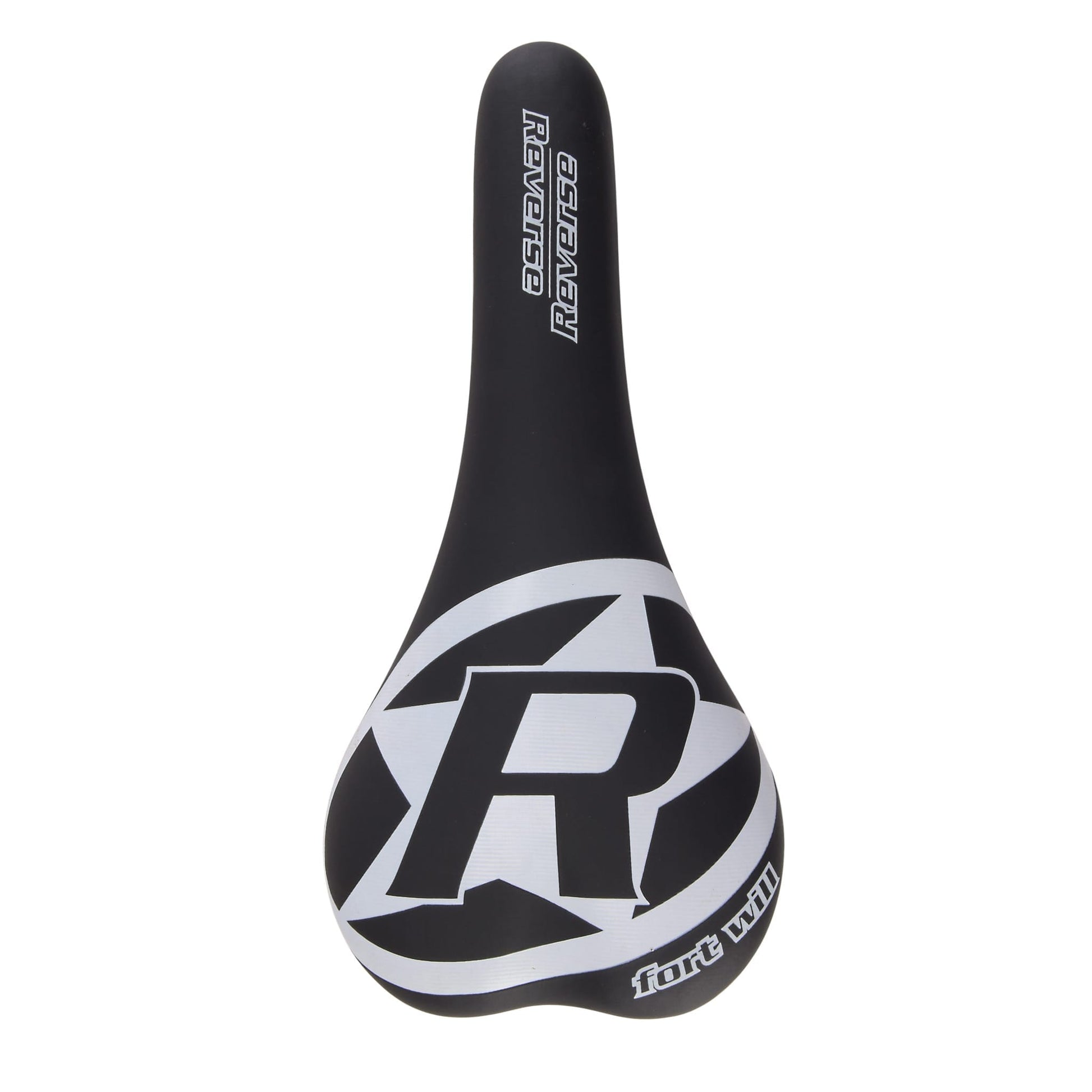 Selle REVERSE COMPONENTS FORT WILL STYLE Rails CrMo Noir/Blanc