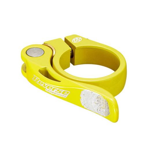 Collier de Selle REVERSE COMPONENTS LONG LIFE Serrage Rapide Jaune Fluo