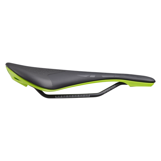 Selle SPANK SPIKE 160 Cuir Rails CrMo Vert