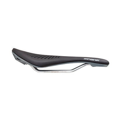 Selle SPANK OOZY 220 144mm Rails CrN/Ti Gris