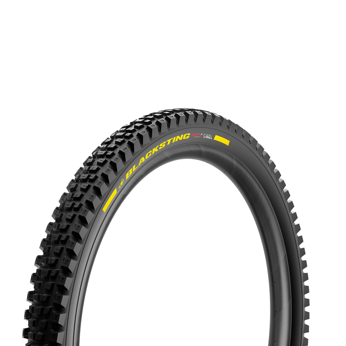 Pneu PIRELLI SCORPION BLACK STING 29x2.40 Soft DualWall Tubeless Ready Souple Noir/Jaune Team Edition