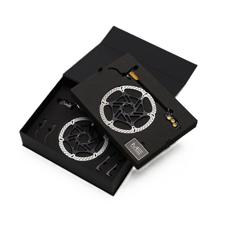 Paire de Freins HOPE TECH 4 EVO V6Ti Durite Noir - Edition Limitée Noir/Or
