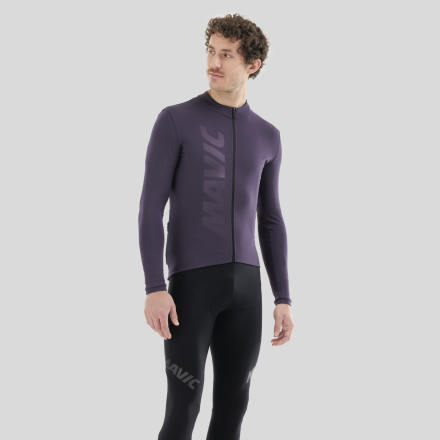 Maillot MAVIC AKSIUM THERMO Manches Longues Purple