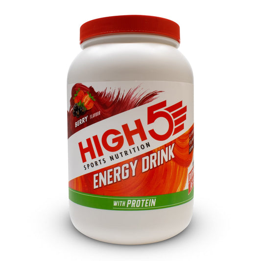 Boisson Énergétique HIGH5 ENERGY DRINK PROTEIN (1.6kg) Fruits Rouge
