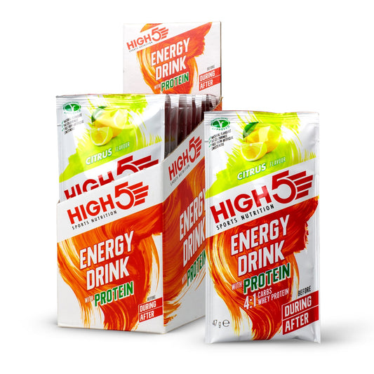 Boisson Énergétique HIGH5 ENERGY DRINK PROTEIN (47g) Citron