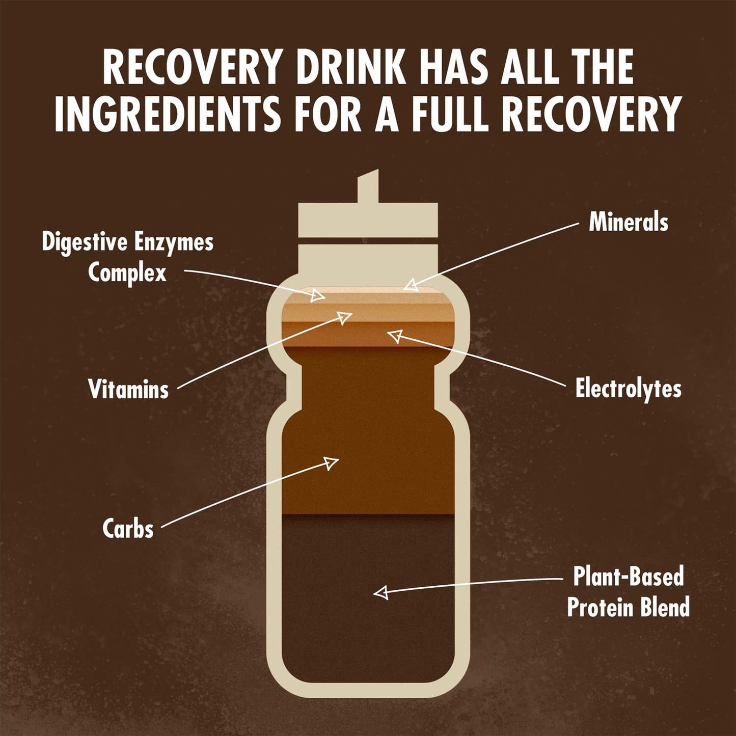 Boisson de Récupération HIGH5 PLANT-BASED RECOVERY DRINK (450g) Chocolat