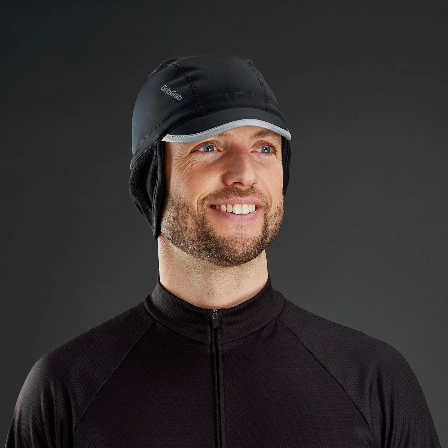 GRIPGRAB BELGIAN STYLE THERMAL WINDPROOF zimní čepice černá