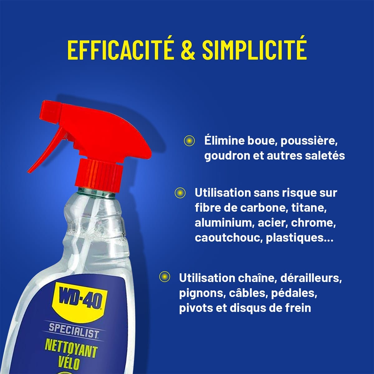 Nettoyant pour Vélo WD-40 BIKE (500 ml)