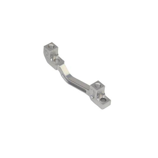 Adaptateur Étrier Avant / Arrière PM / PM HOPE Disque 203 mm (+43mm) #HBMC Argent