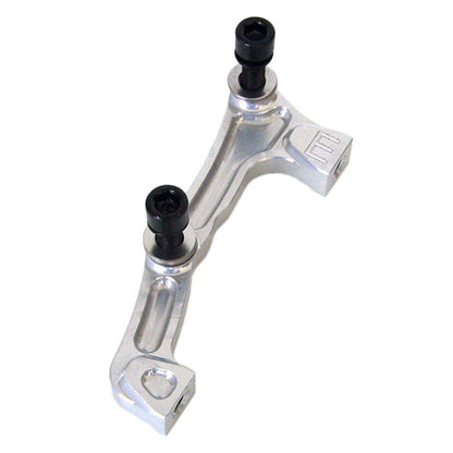 Adaptateur Étrier Avant PM / IS FOX 40 HOPE  Disque 203 mm #HBME Argent