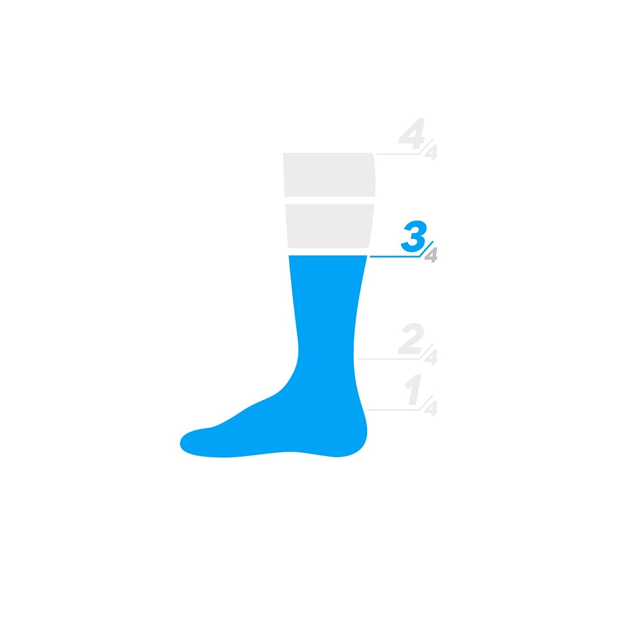 Chaussettes ENDURA COOLMAX 3 Paires Blanc