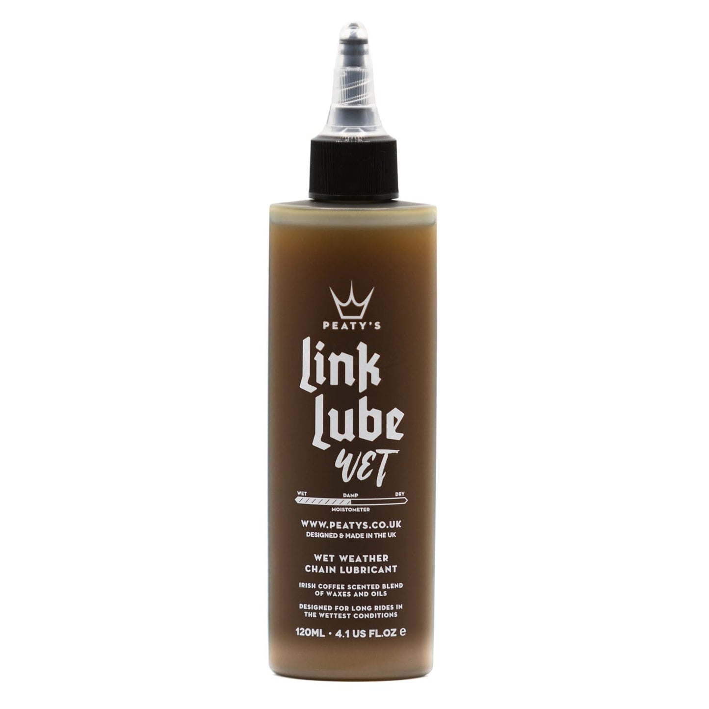 Smar PEATY'S LINKLUBE WET WEATHER do mokrych nawierzchni (120 ml)