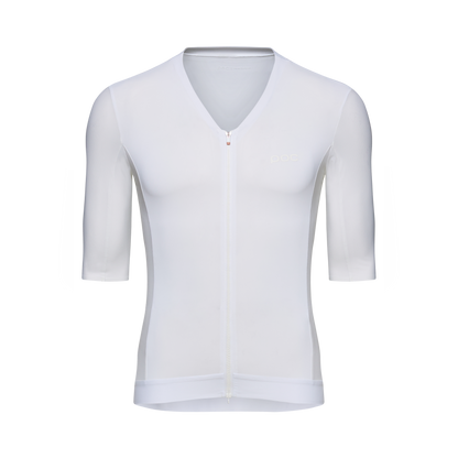 Maillot POC RACEDAY Manches Courtes Blanc