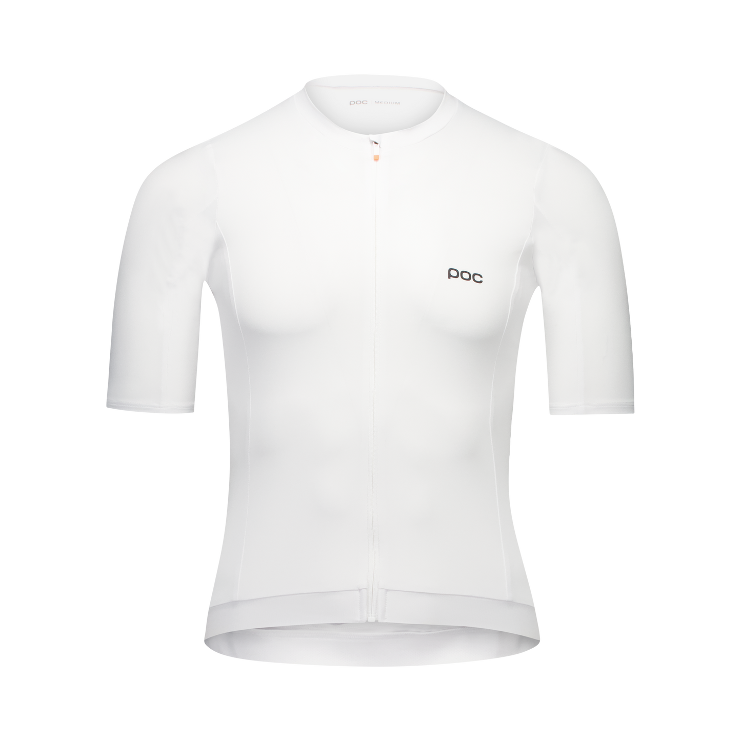 Maillot POC CADENCE Manches Courtes Blanc