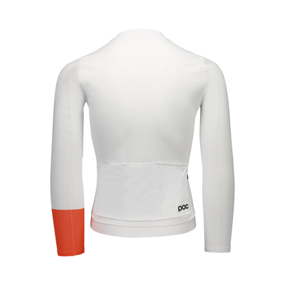 Maillot POC CADENCE Manches Longues Blanc