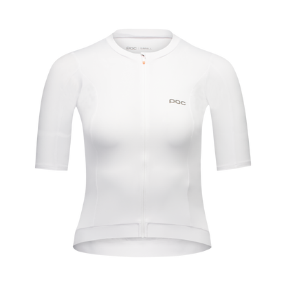 Maillot POC CADENCE Femme Manches Courtes Blanc