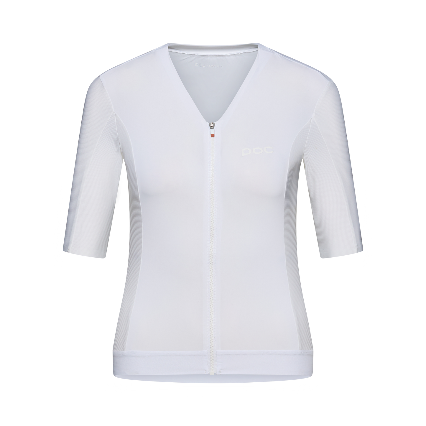 Maillot POC RACEDAY Femme Manches Courtes Blanc