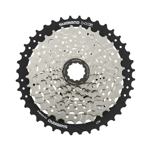 Cassette 8V SHIMANO HG400 – photo principale sur fond blanc