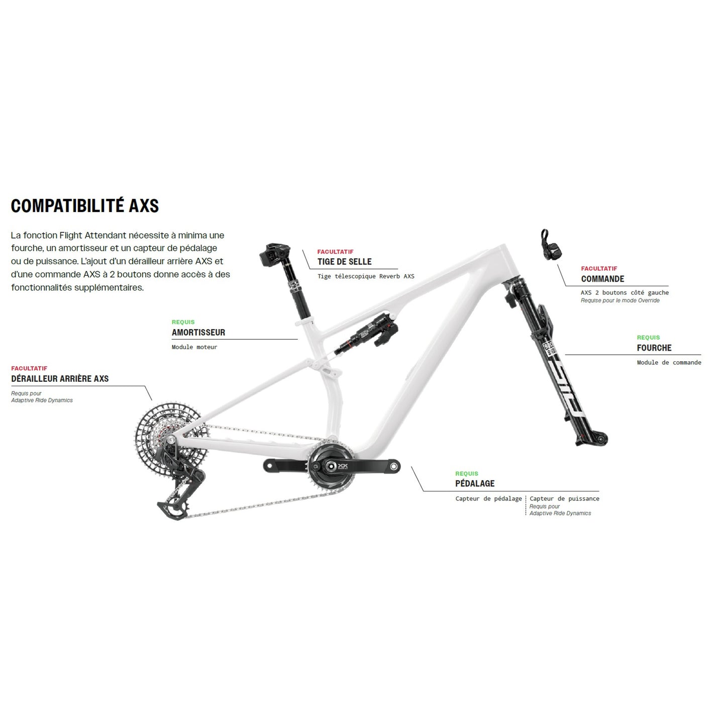 ROCKSHOX SIDLUXE ULTIMATE Flight Attendant-støddæmper til Santa Cruz Blur TR 2022+