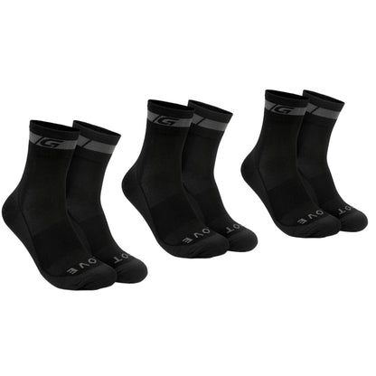 Chaussettes GRIPGRAB MERINO REGALAR Noir (x3)