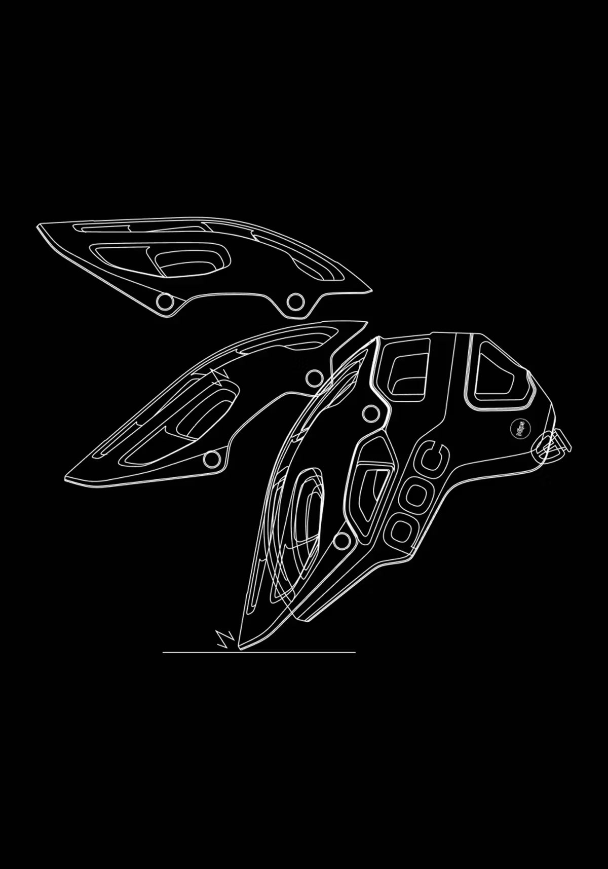 POC CULARIS PURE MTB-hjälm Grå