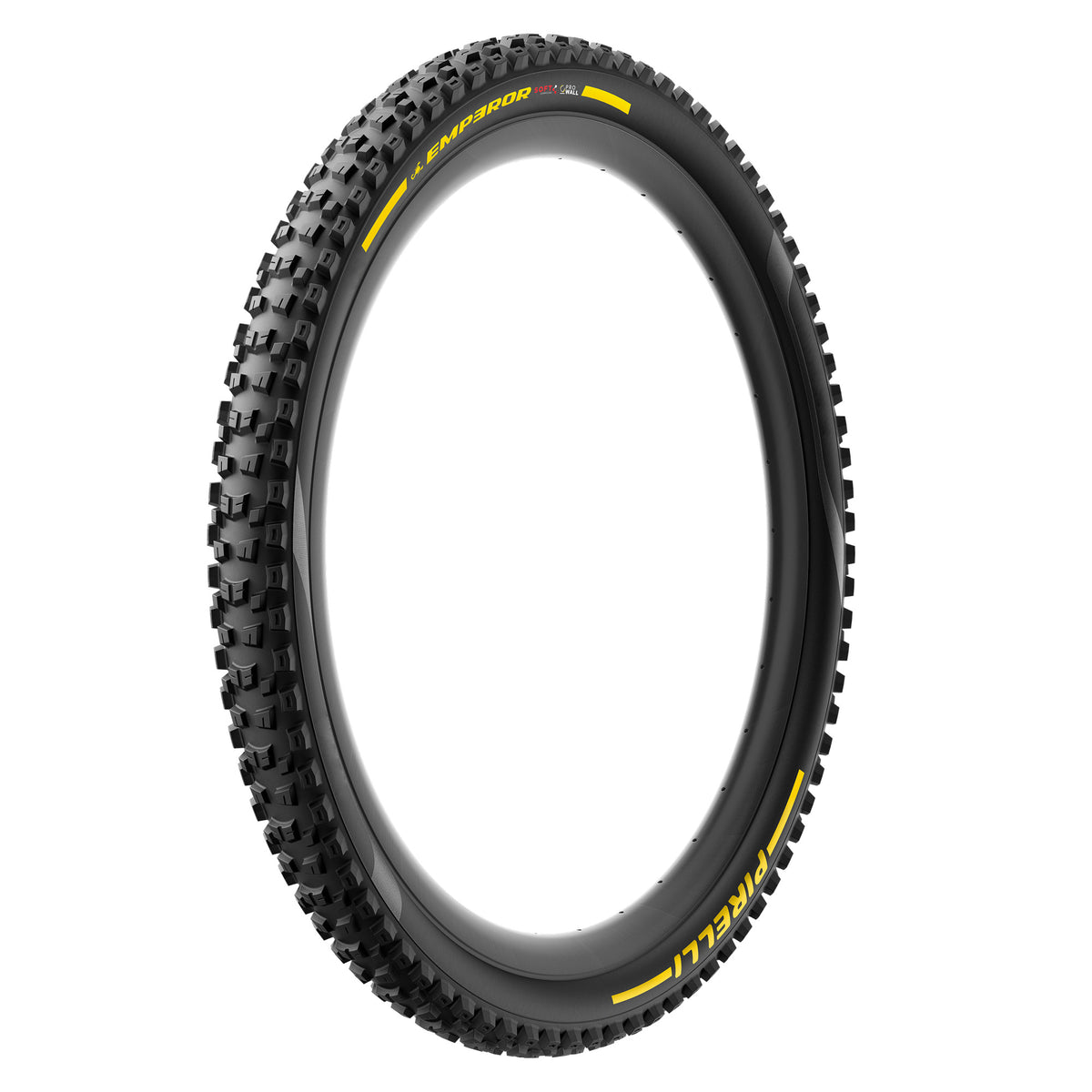 Pneu PIRELLI SCORPION EMPEROR 29x2.40 Soft ProWall Tubeless Ready Souple Noir/Jaune Team Edition