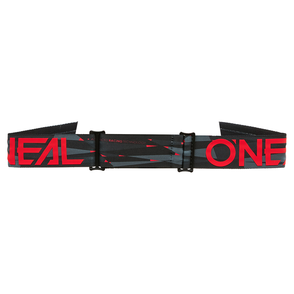 O'NEAL B-33 ICTUS Mask Svart/Röd Grå skärm