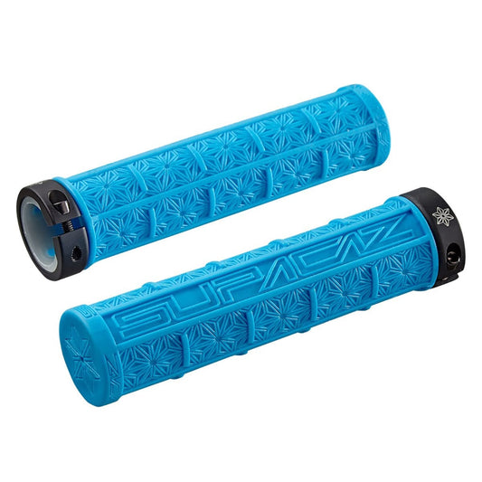 Grips SUPACAZ GRIZIPS Lock-On Bleu