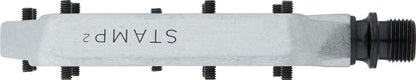 Pédales Plates CRANKBROTHERS STAMP 2 Large Argent