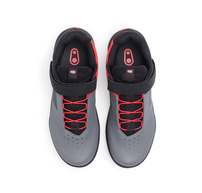 Chaussures VTT CRANKBROTHERS STAMP SPEED LACE FLAT Gris/Rouge