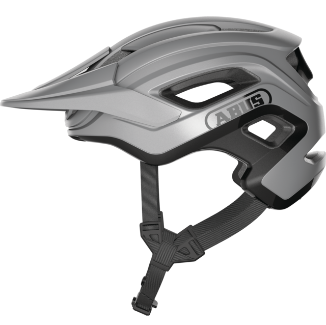 Kask ABUS CLIFFHANGER MTB srebrny