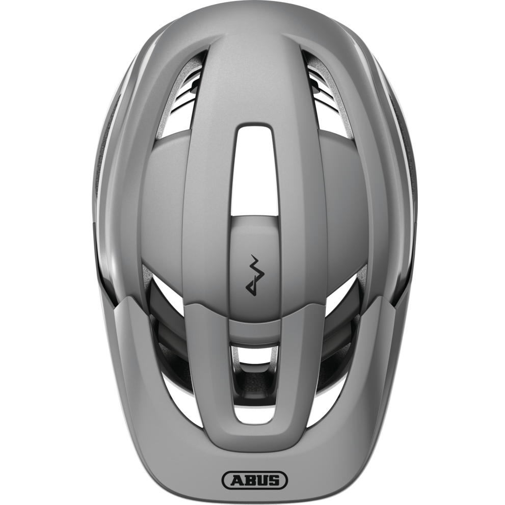 Kask ABUS CLIFFHANGER MTB srebrny