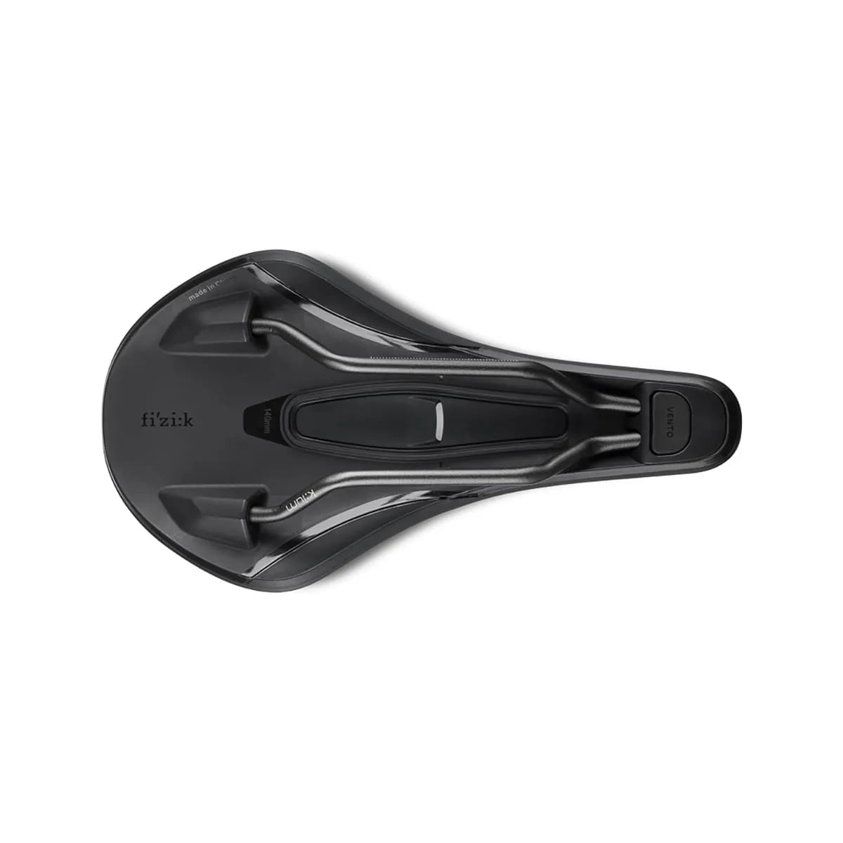 Selle FIZIK VENTO ARGO X3 150 mm Rails Kium Noir