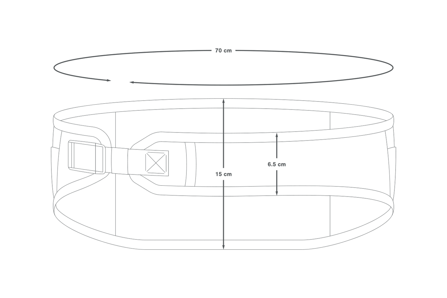 Banane APIDURA EXPEDITION WAIST BELT Noir