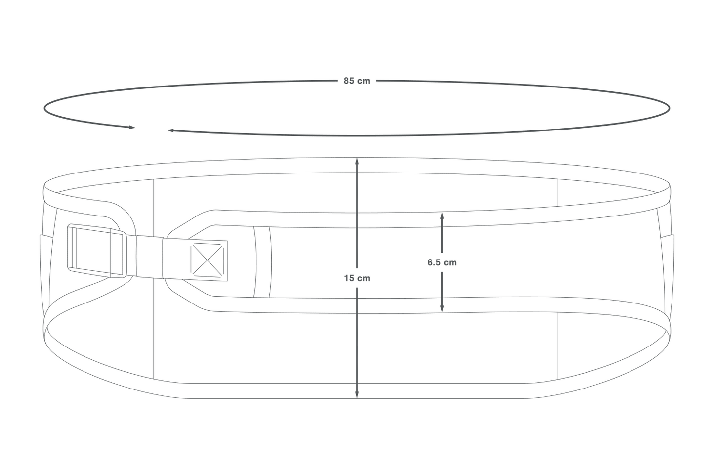 Banane APIDURA EXPEDITION WAIST BELT Noir