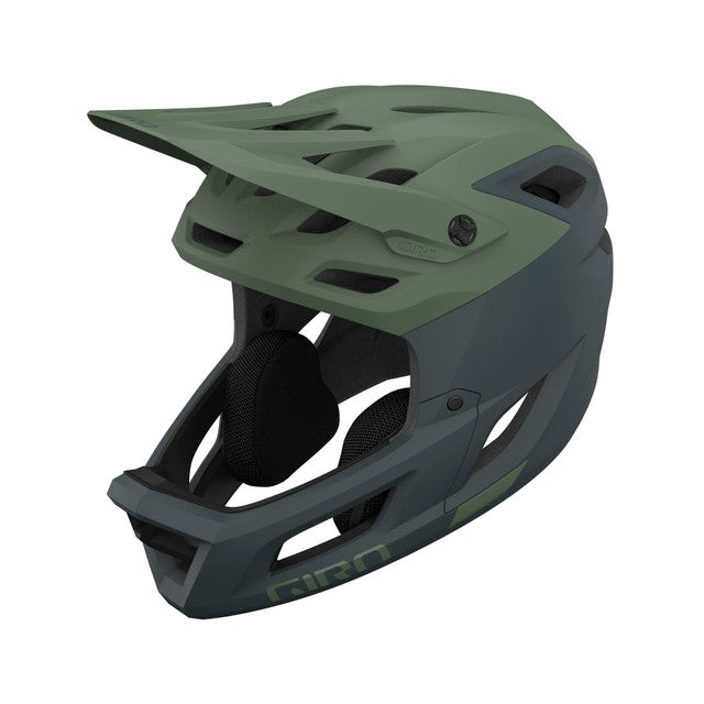 Kask MTB GIRO COALITION SPHERICAL czarny/matowo-zielony