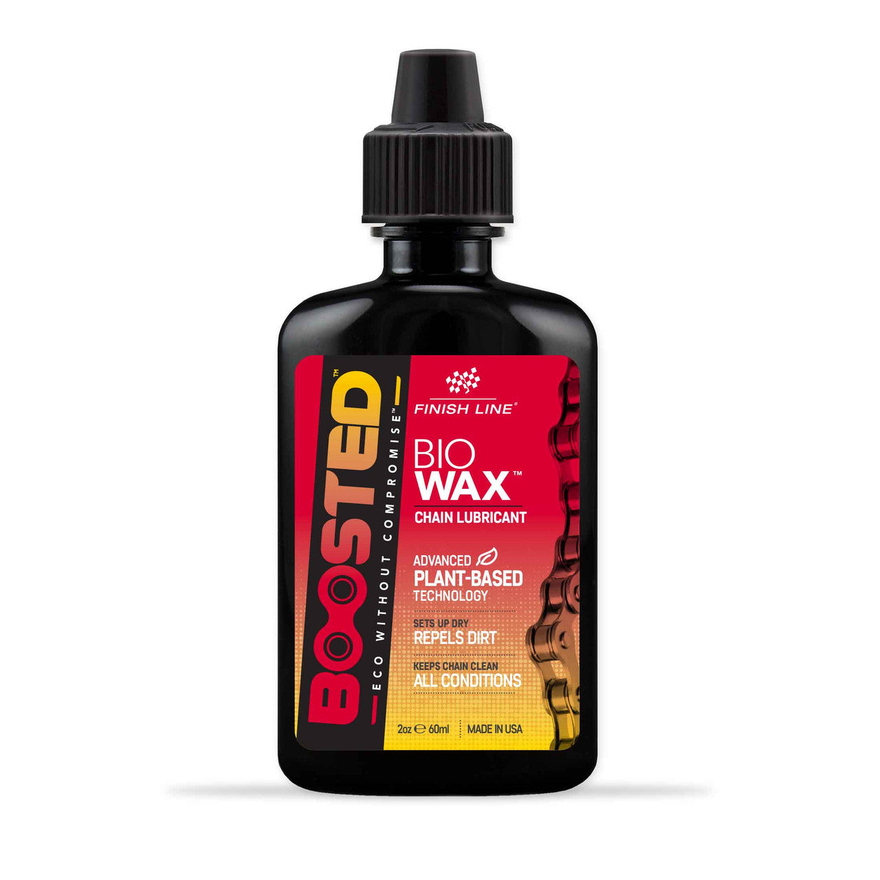 Smary do łańcuchów FINISH LINE BOOSTED™ BIO WAX (60 ml)