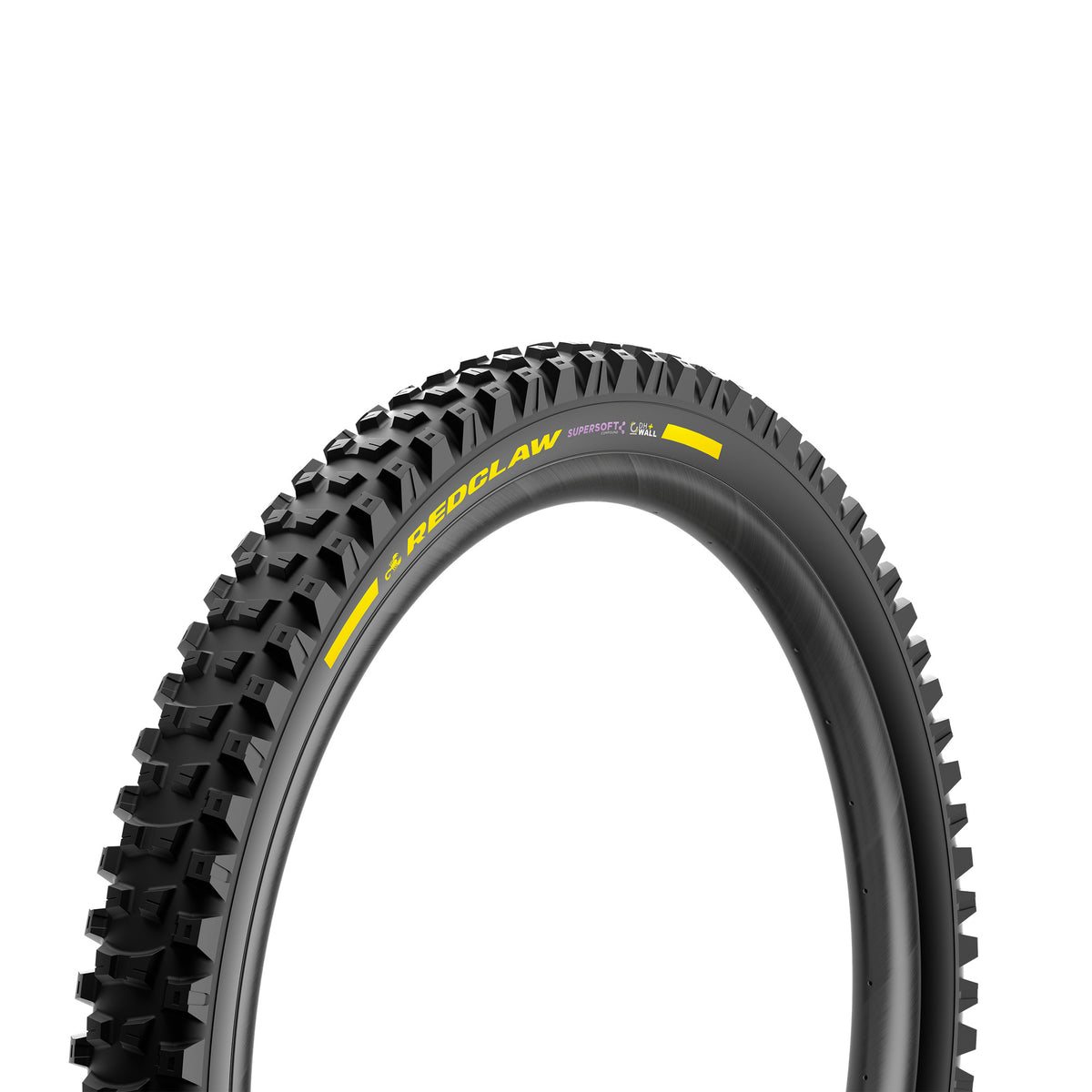 Pneu PIRELLI SCORPION RED CLAW 29x2.40 Supersoft DH+Wall Tubeless Ready Souple Noir/Jaune Team Edition