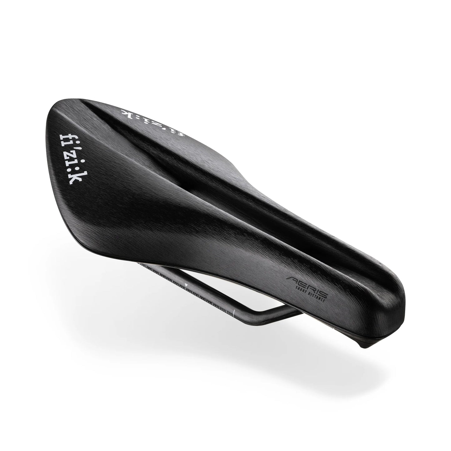 Selle FIZIK AERIS SHORT DISTANCE R1 LIGHT 135mm Rails Carbone