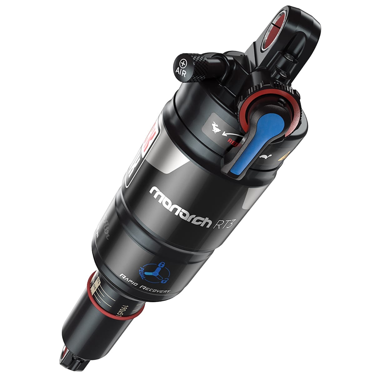 Amortisseur ROCKSHOX MONARCH RT3 Auto Sag Mid Reb/Mid Comp (pour Specialized Stumpjumper 27/29 2016, Rhyme 27/27+ 2016)