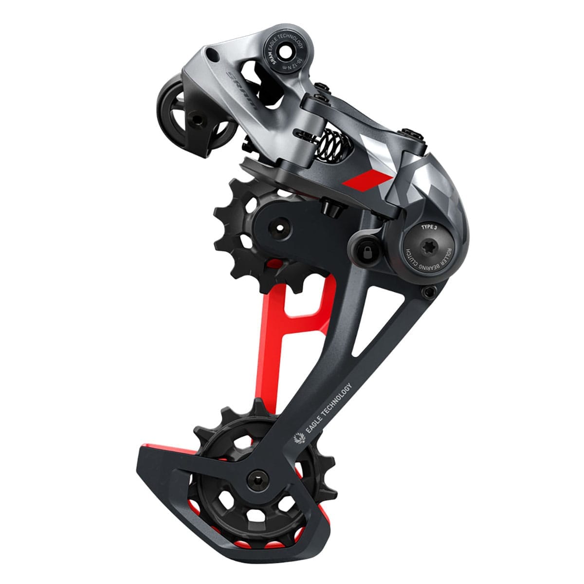 Dérailleur Arrière SRAM X01 EAGLE 12V Chape Longue Rouge