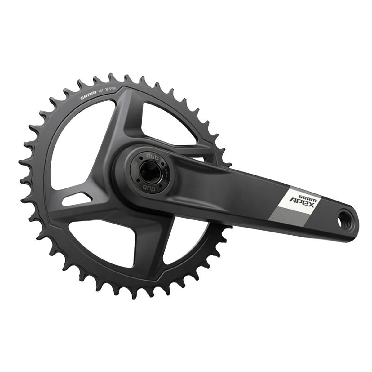 Pédalier 12V SRAM APEX D1 DUB Mono WIDE Direct Mount Noir