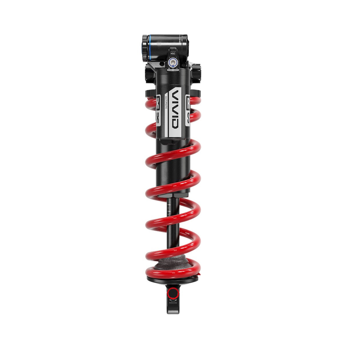 Amortisseur ROCKSHOX VIVID ULTIMATE DH RC2 HBO Trunnion à Ressort pour Santacruz V10