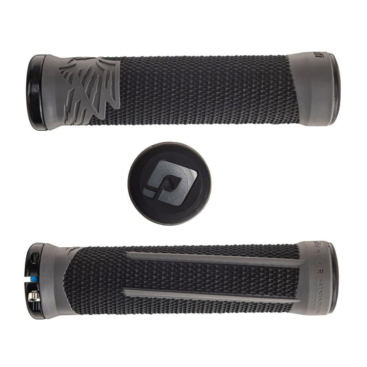 Grips ODI AARON GWIN 2 Lock-On 135 mm Noir/Gris