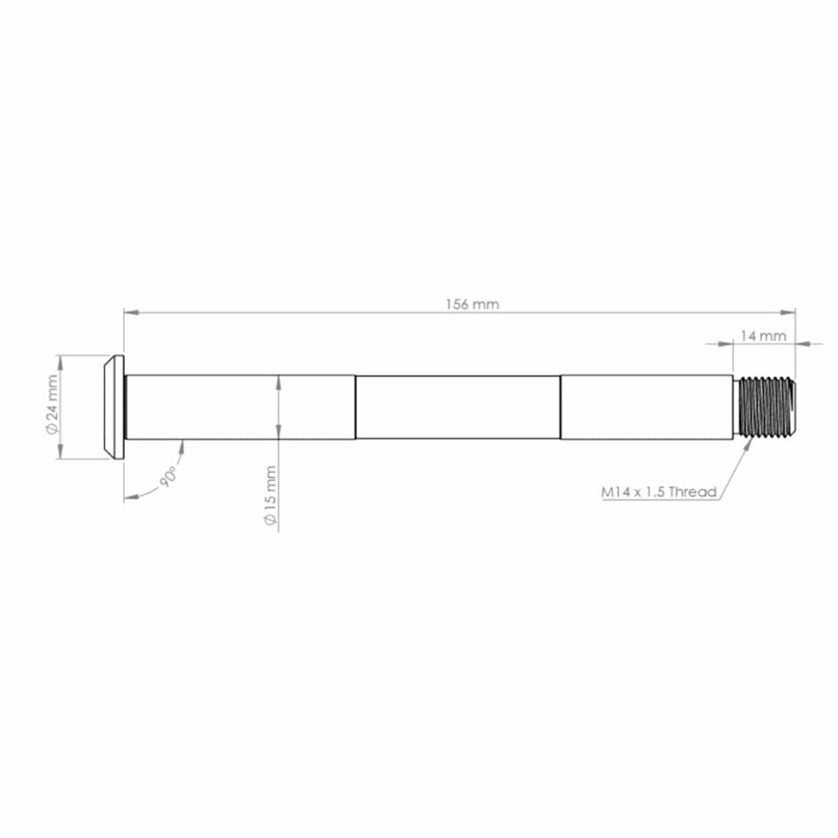 Axe de Roue Avant BURGTEC FOX BOOST PRE 2021 15x110