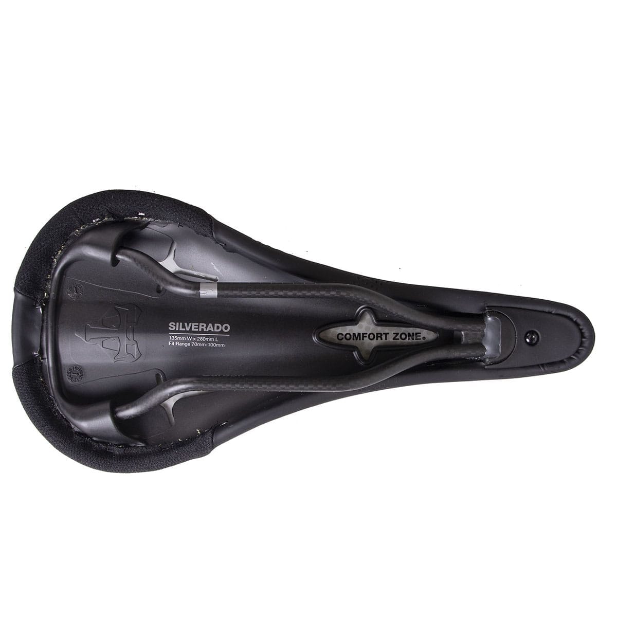 Selle WTB VOLT 135 mm Rails Carbone Noir